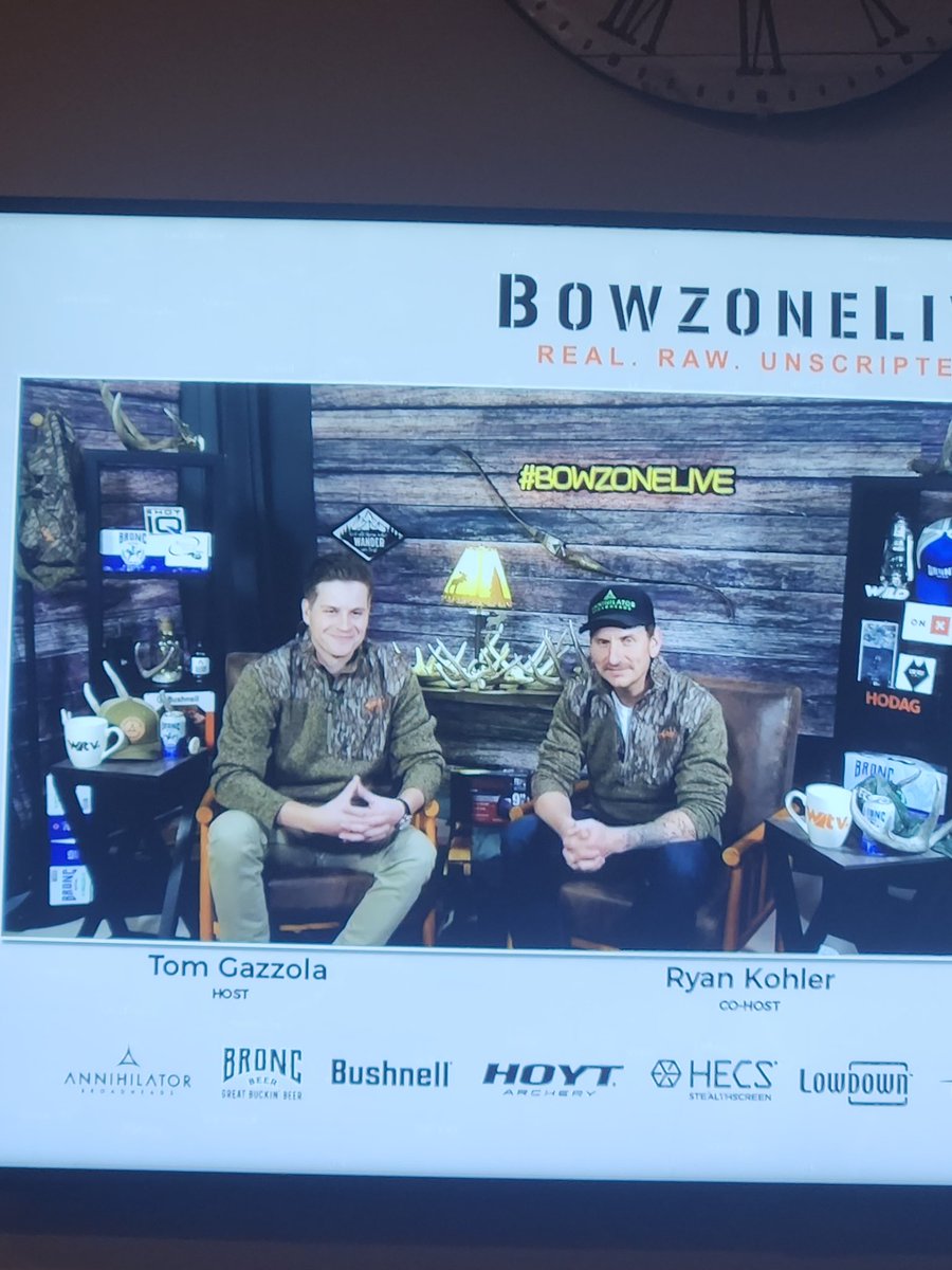 norminacombine's tweet photo. Watching #Bowzonelive. Learning the finer points of Bow Hunting. EST pre/post game host @TomGazzola does an excellent job. Episode 2 doesn't disappoint.  #solidarity #Bambi #chessandcheckers #deervsman https://t.co/hS3mvQrP8X
