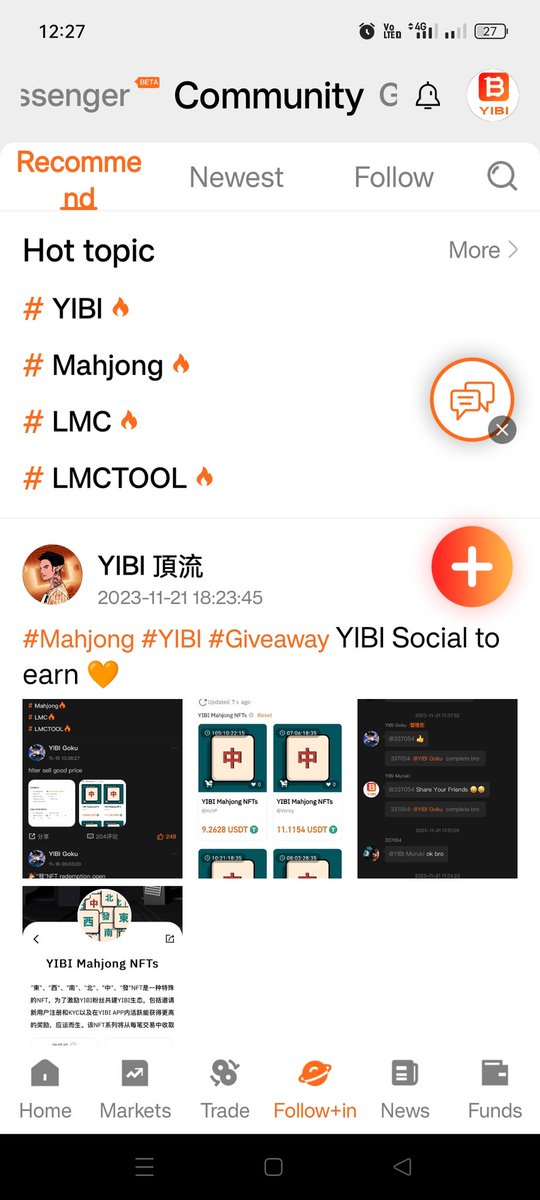 YibiMuruki's tweet photo. YIBI EXCHANGE Make Web3 Easier

U Can Trade &amp; Manage Your Assets Safe &amp;Easy

U Can Make A group

U Can Communicate Your Friends easily

U Can Share Your Photo's, File, Documents &amp; Video

U Can Make Audio &amp; Video Call

Try YIBI &amp; Share Your Experience 

#Yibi #Web3 #SocialEarning https://t.co/TzURiOhrGX