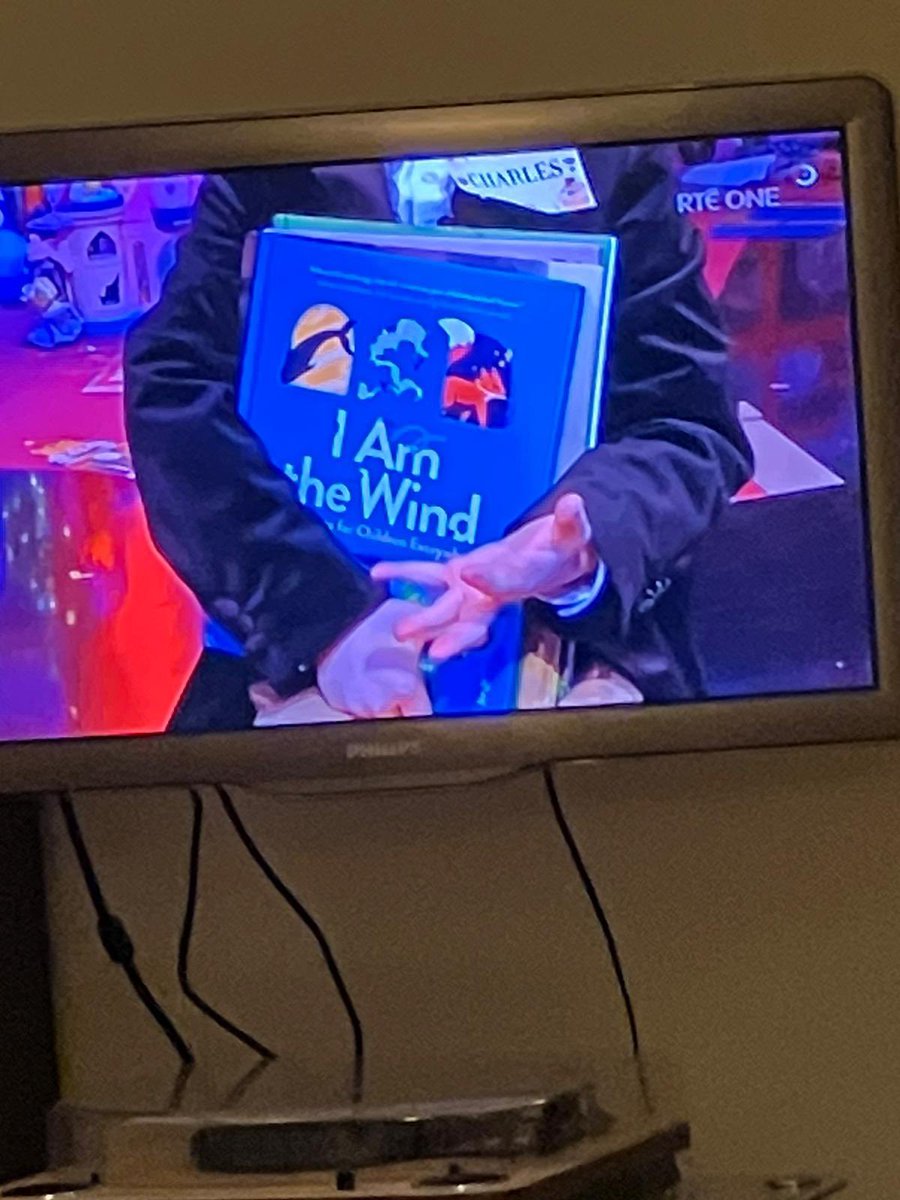 Wow! Cannot believe it! The Toy Show! That’s our book! Thank you Charles for your review - wonderful to hear He Wishes for the Cloths of Heaven spoken with such passion! @sarahwebbishere @whackochacko @LittleIslandBks #toyshow