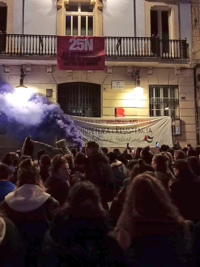 🟣 Contra les violències masclistes i racistes, autodefensa feminista! 

Serem a cada trinxera, des de les nostres llars fins a Palestina 🇵🇸

#25N