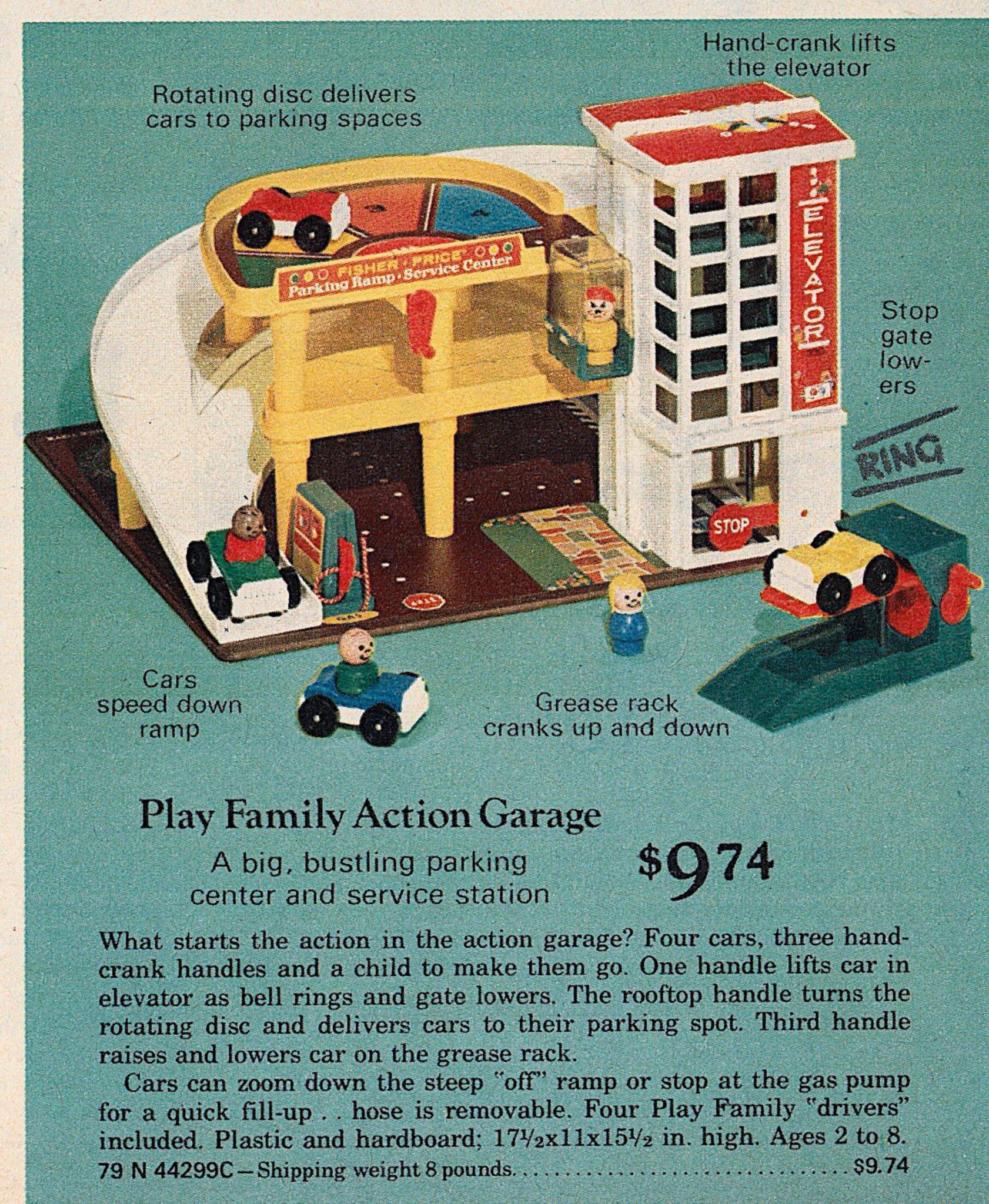 Fisher price best sale action garage