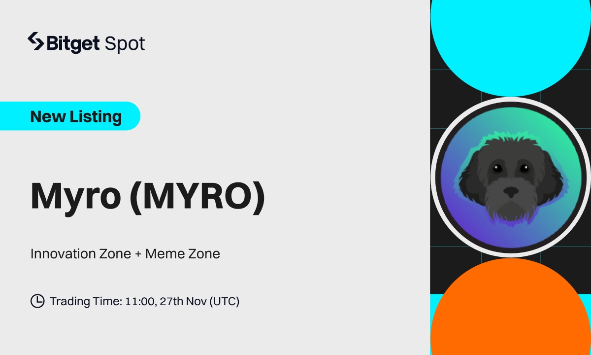Bitget (@bitgetglobal) on Twitter photo 🔥 New Listing <a href="/MyroSOL/">Myro | Solana Chain 🐕🦺</a> #MYROxBitget
#Bitget will list $MYRO/USDT on Nov 27, 11:00 UTC. Deposit now!
Up to $24,000 worth of $MYRO for you to grab!
🎁 A total $100 #giveaway for 10 members! Just follow, RT & tag 3 friends. 🔥 New Listing <a href="/MyroSOL/">Myro | Solana Chain 🐕🦺</a> #MYROxBitget
#Bitget will list $MYRO/USDT on Nov 27, 11:00 UTC. Deposit now!
Up to $24,000 worth of $MYRO for you to grab!
🎁 A total $100 #giveaway for 10 members! Just follow, RT & tag 3 friends.