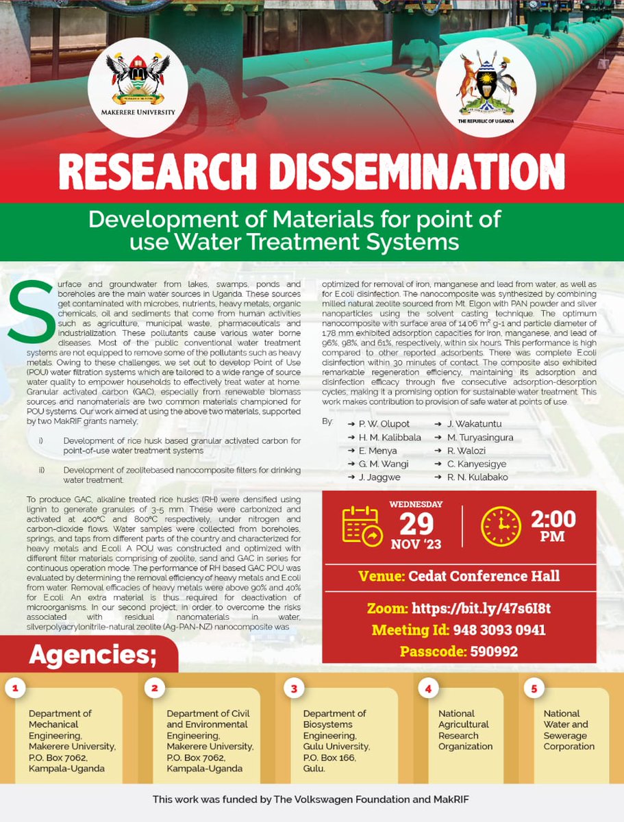 Upcoming Research Dissemination at @MakCEDAT