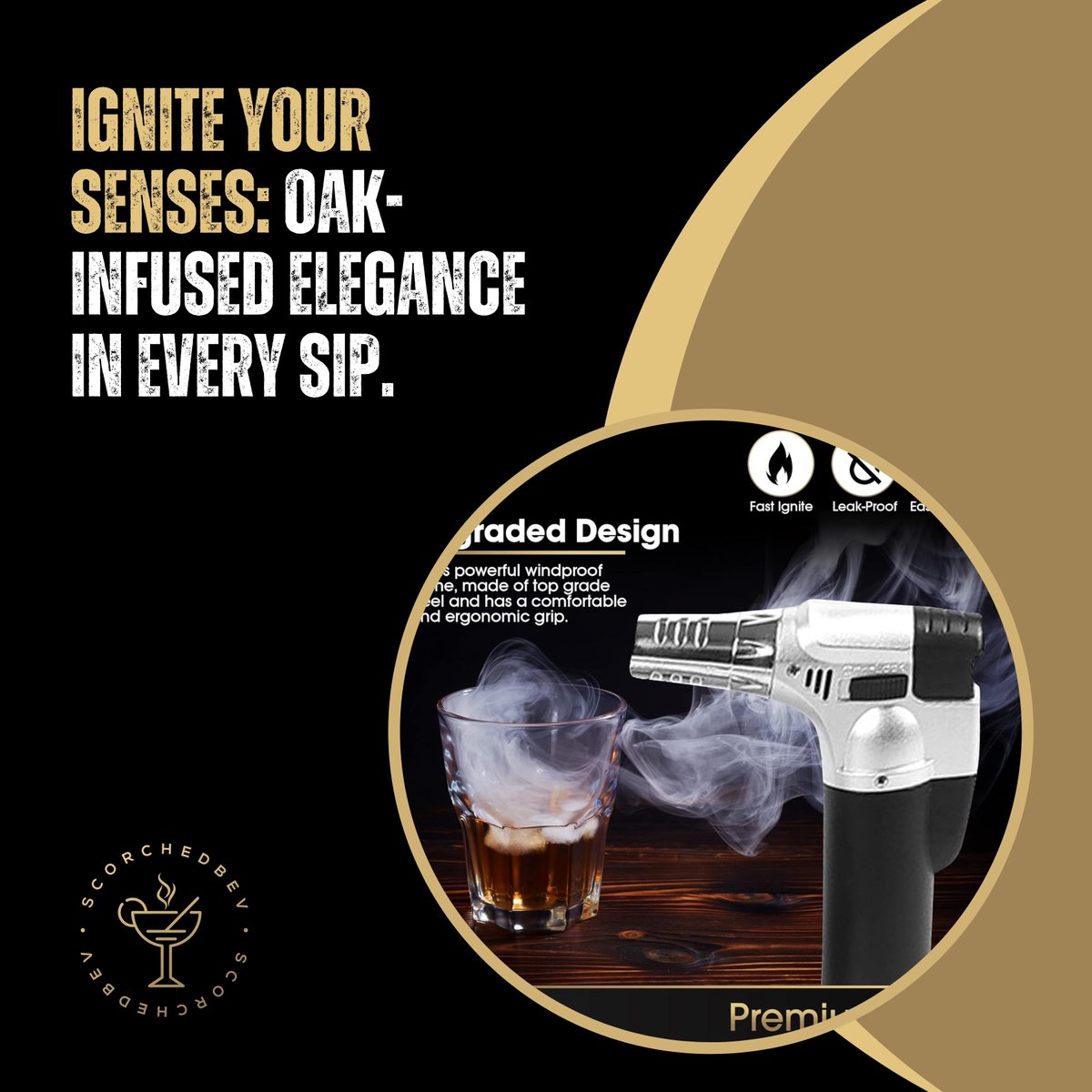 ScorchedBev's tweet photo. Sip, swirl, and savor the sophistication with our Oak cocktail smoker. Meticulously handcrafted, it's not just a device; it's an experience. Elevate your cocktails to new heights, where the smoky essence dances on your palate, creating a symphony of taste. 

#oakcocktailsmoker https://t.co/79uwQ14CcI