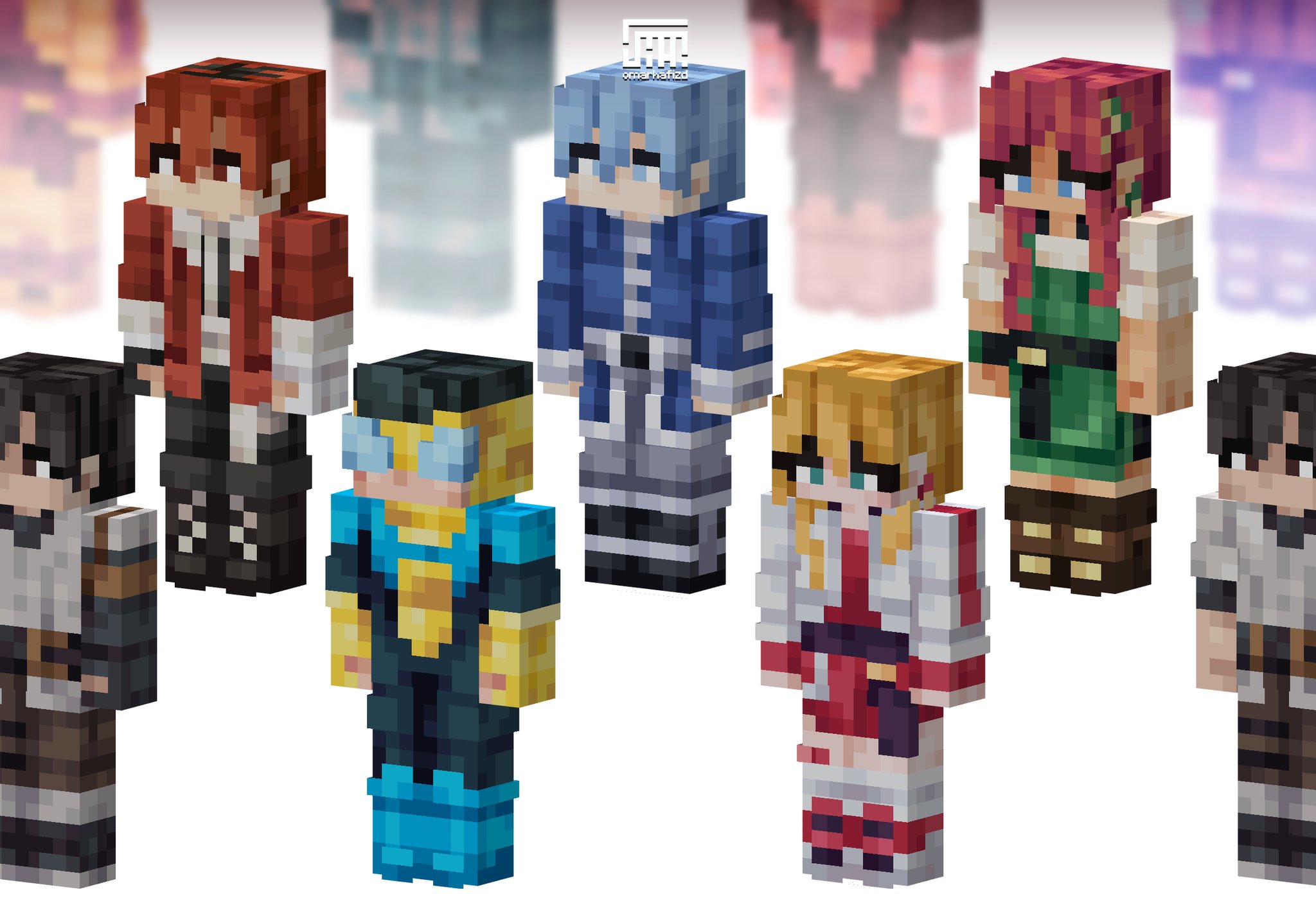 Fundy on Twitter  Mc skins, Minecraft wallpaper, Friend application