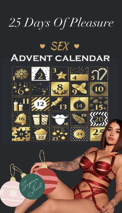 Sexual Advent Calendar 🎁🥵  25 Days Of Pleasure 💦  Introducing my Advent Calendar 25 Days Of Pleasure