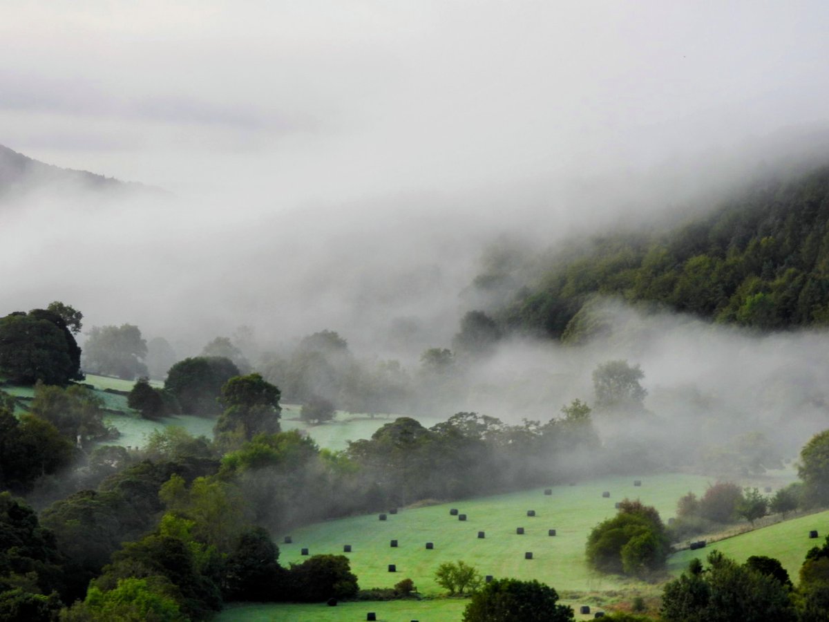 CftgclSavage's tweet photo. The clouds moving in to a valley,  early morning in the Peak District  . https://t.co/3fJ7UJa811