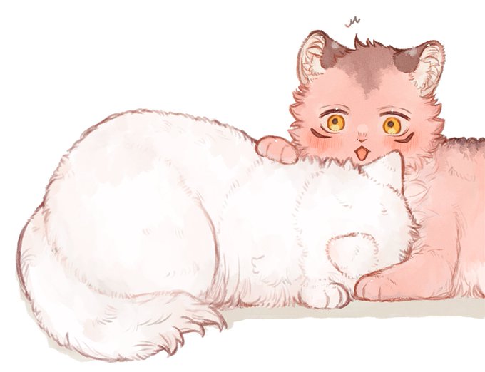 「fluffy white fur」 illustration images(Latest)
