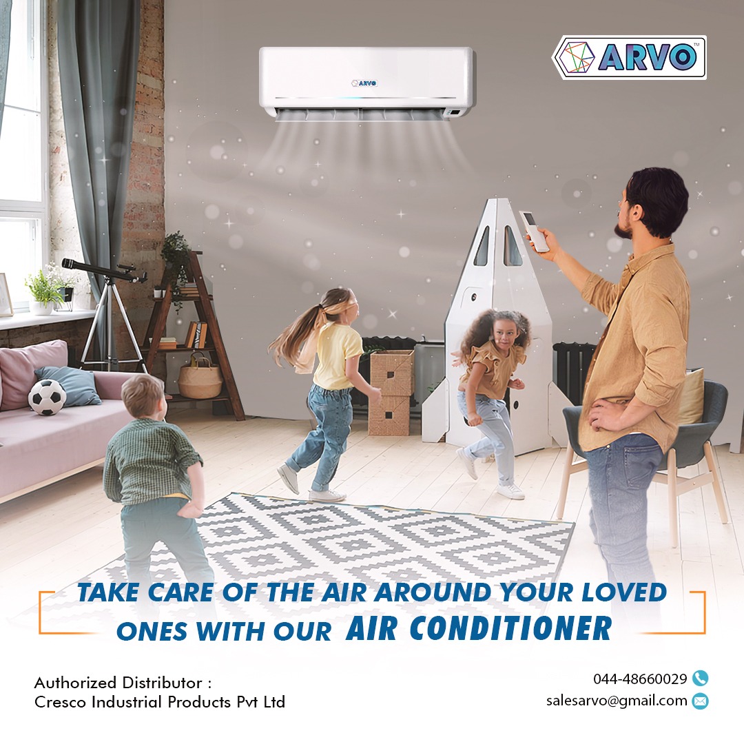 Stay cool and relax!

Explore our range of sophisticated, luxurious air conditioners delivering top-notch cooling performance

#Arvo #Cresco #CrescoIndustrialProducts #CoolingPerformance #StayCool #UltimateComfort #AirConditioning #EnergyEfficiency #IntelligentFeatures