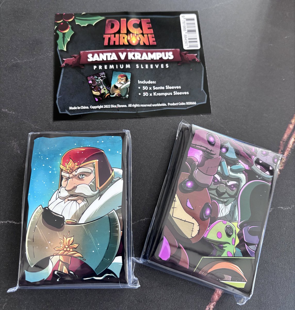 Les accessoires pour dice throne père Noël 🎅 ❤️❤️