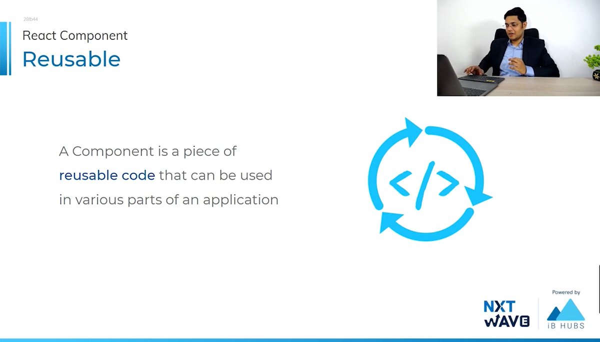 chandukuruvaa's tweet photo. Hello Folks
I have completed the Introduction to React JS > Components & Props Session π¨π»βπ»
Thankful to @rahulattuluri @sashankreddy07
@girishakash13 @avinashdara @nxtwave_tech
#reactjs #components #application #jsx #babel #mernstackdevelopment #ccbpacademy #nxtwave https://t.co/tPqIsC5fOX