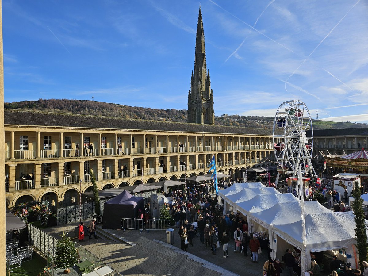 Lovely day at Piece Hall Christmas Market