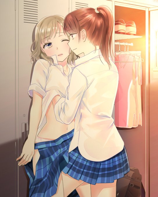 女子更衣室  #創作百合