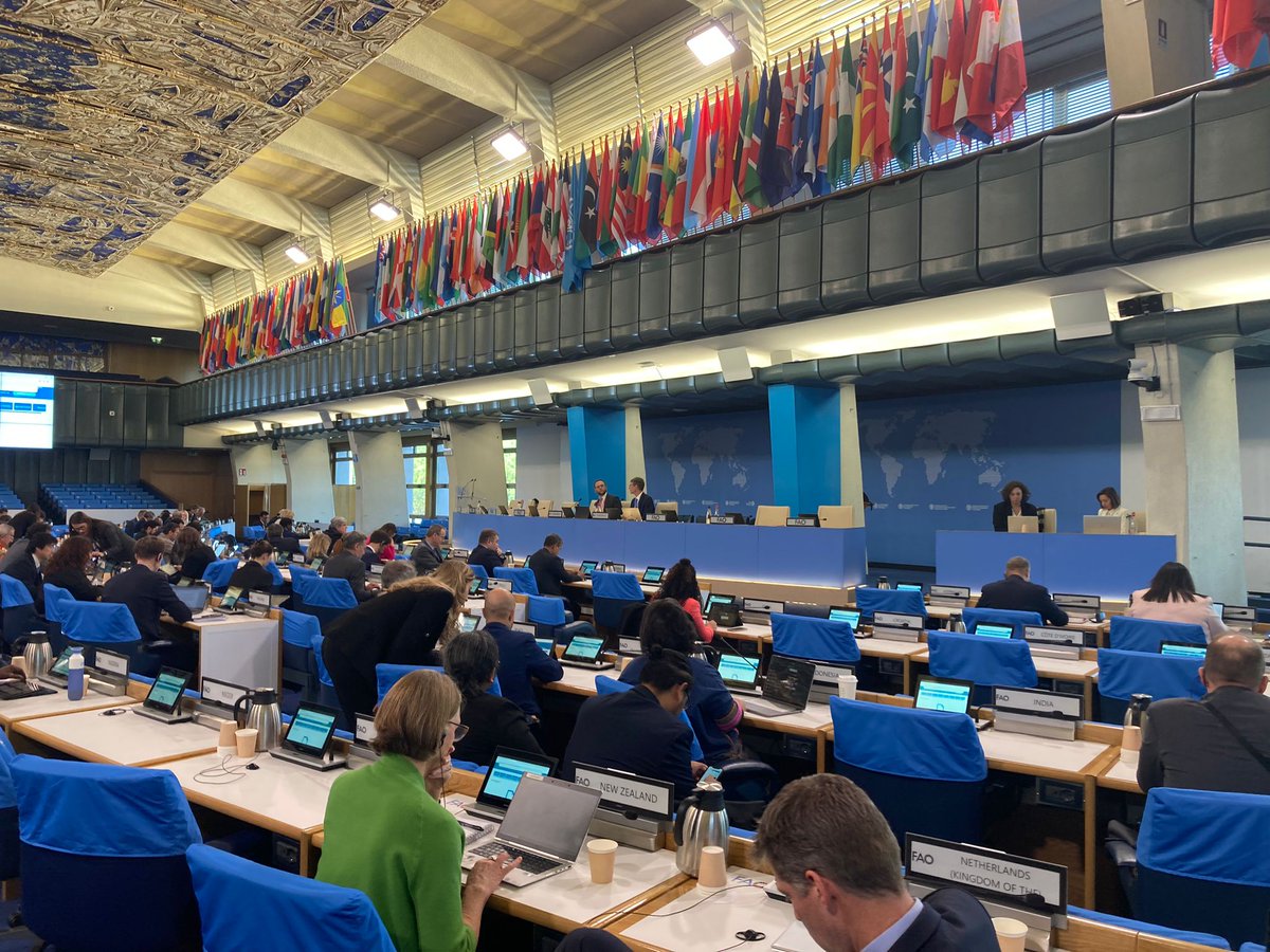 Concluye la 51 sesión del Comité de Seguridad Alimentaria #CSA51 con la adopción por consenso del Informe Final. 

¡Felicidades al presidente <a href="/GabrielFerrero1/">Gabriel Ferrero</a> por su gran trabajo!

🇪🇸 sigue comprometida con el <a href="/UN_CFS/">CFS</a> en este momento de extrema inseguridad alimentaria.