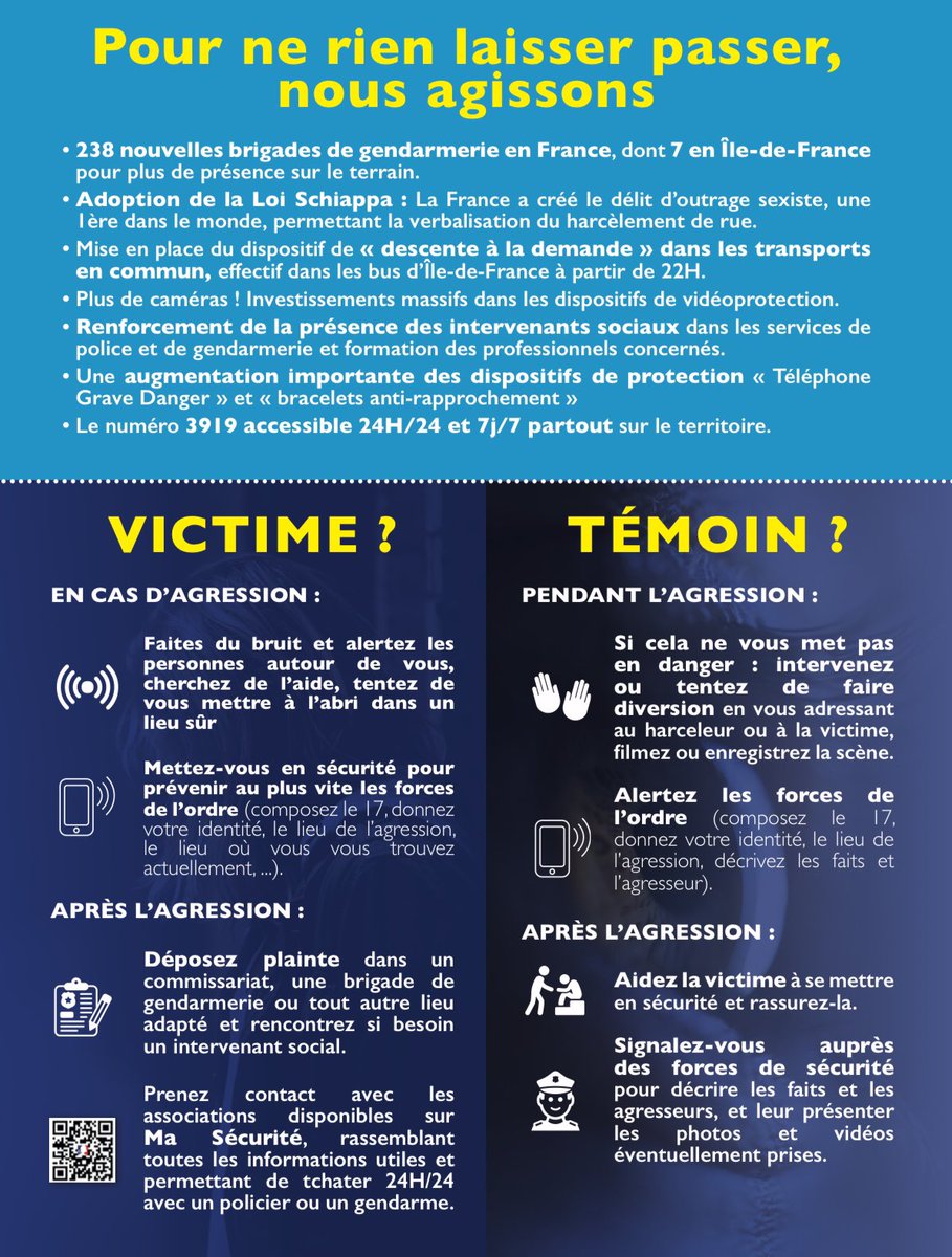 En cette Journée pour l'élimination de la violence à l'égard des femmes, avec le groupe @IDF_MP à la Région Île-de-France, nous rappelons que le harcèlement n’a pas sa place dans les transports. La lutte contre les violences faites aux femmes est un combat de tous les instants.