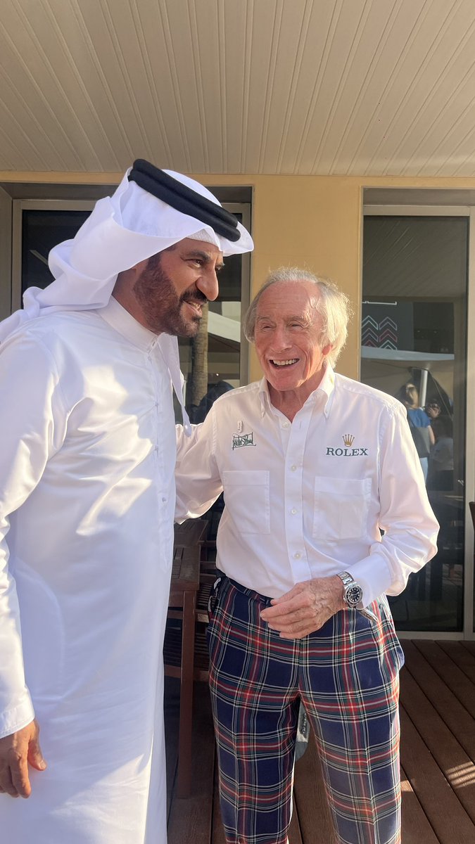 Ben_Sulayem's tweet photo. Cherished a moment with Sir Jackie Stewart. Fully backing his impactful work with 'Race Against Dementia'. Inspirational talks with a racing legend. ๐ธ๐ #JackieStewart #RacingIcon #SupportingACause
@racingdementia
ูุญุธุฉ ููู
ุฉ ู
ุน ุงูุณูุฑ ุฌุงูู ุณุชููุงุฑุช. ุงุฏุนู
ุจุดูู ูุงู
ู ุฌููุฏู ุงูุฑุงุฆุนุฉ ูู ุฎุฏู
ุฉ ุณุจุงู ุถุฏ ุงูุฒูุงูู
ุฑ.
ุญูุงุฑุงุช ู
ููู
ุฉ ู
ุน ุฃููููุฉ ูู ุนุงูู
ุงูุณุจุงูุงุช. ๐ธ๐ #ุฌุงูู_ุณุชููุงุฑุช #ุฃููููุฉ_ุงูุณุจุงู #ุฏุนู
_ูุถูุฉ