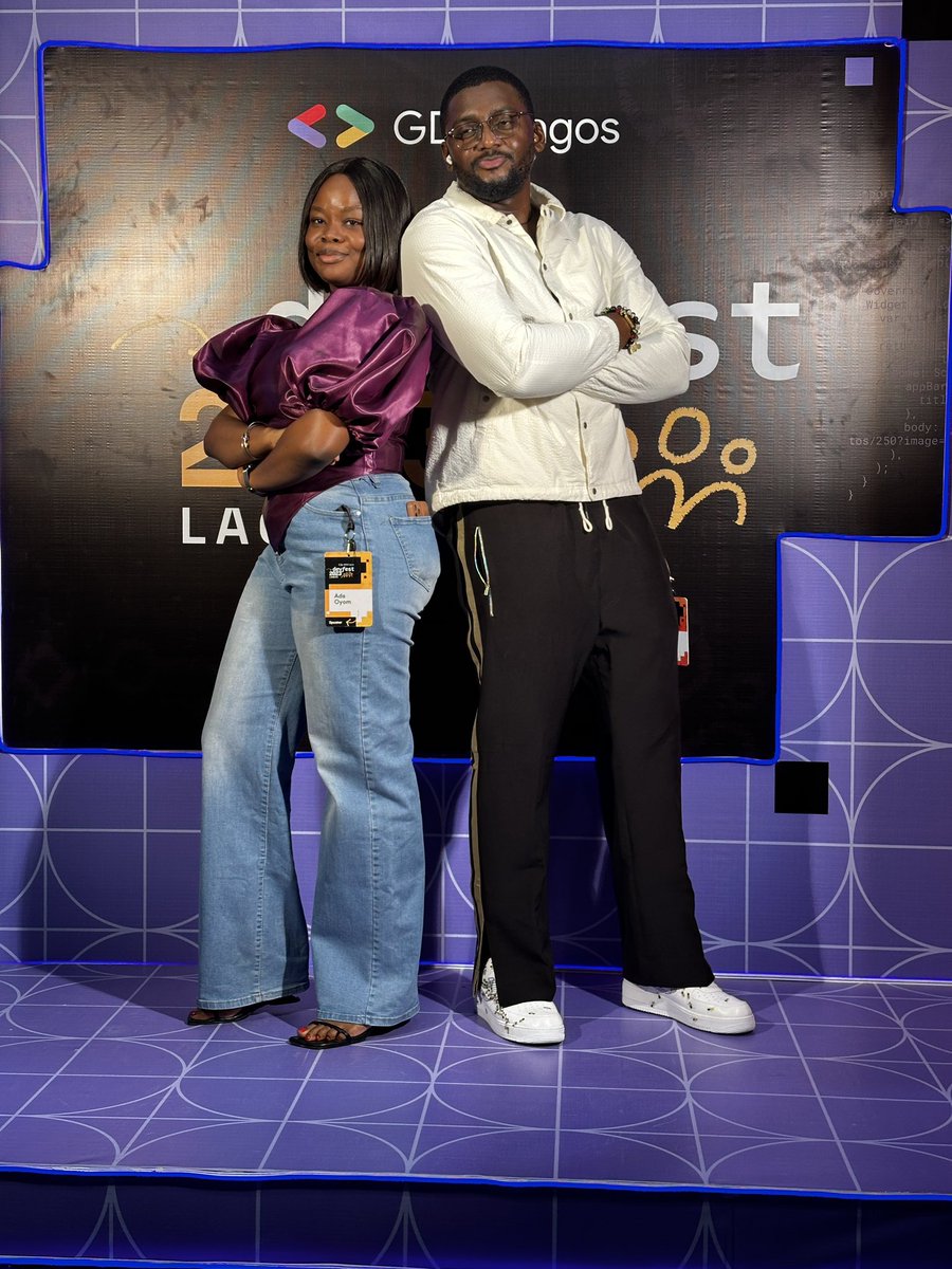 tushgeek's tweet image. Hosting #DevFestLagos2023 with a superstar @Kolokodess🤩