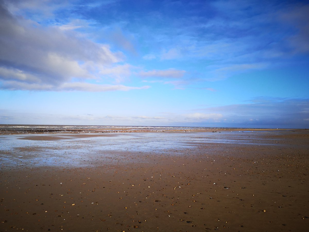 #Norfolk #beach today, better than #Christmas shopping