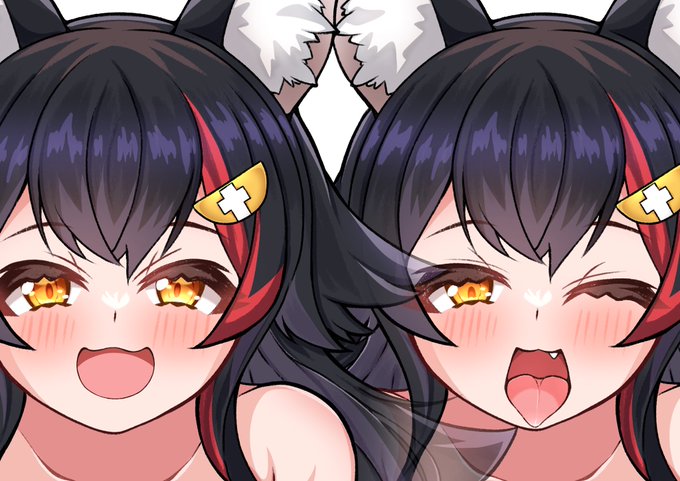 moしゃ描くの久し振りなのもあるけど
表情色々作ってたら楽しくなってきたし、辛抱たまらないです 