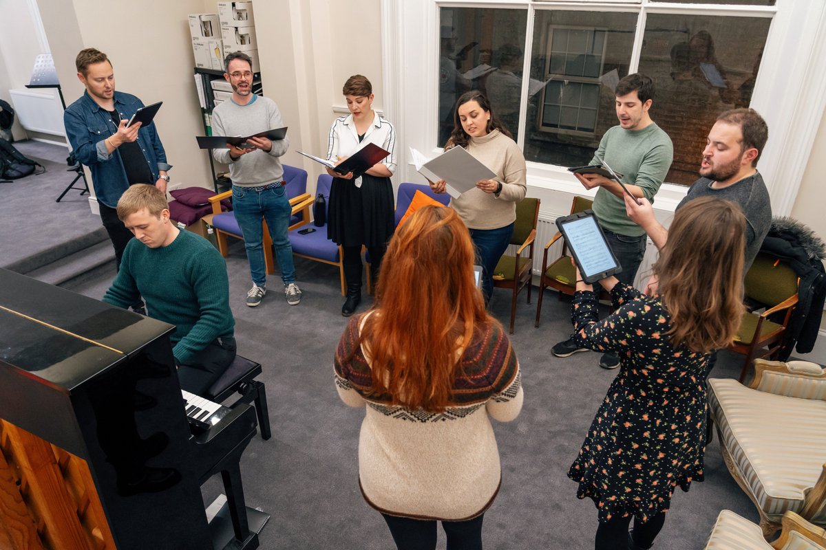 Ascolta3's tweet photo. Rehearsals are well under way! We're having a great time getting ready for our Christmas Concert: have you got your tickets yet? 
 📍 Newman University Church    
   📅 Friday 15 December, 6-7pm  
   ❤️ In aid of @OesophagealCF https://t.co/7VHHD7cyQR