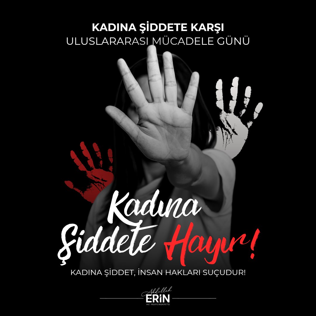 Kadınlar, saygıyı en çok hak edenlerdir. Kadına Yönelik Şiddete Karşı Uluslararası Mücadele Günü'nde şiddetin ortadan kalktığı, cinsiyetten kaynaklı sorunların olmadığı, insanlığın karşılıklı saygı ile yaşadığı bir sevgi toplumu temenni ediyorum. #ŞiddetUzaklaştırır