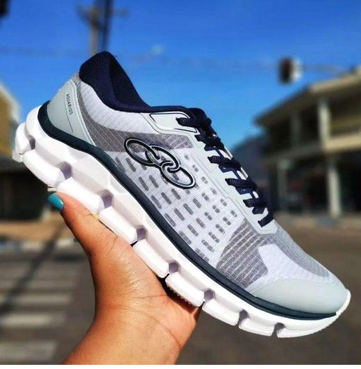 Tênis Esportivo Masculino Aquarios Preto Chumbo Olympikus