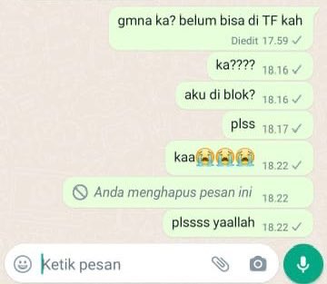 bbeautifulwings's tweet image. ‼️HATI HATI PENIPU GESTUN‼️

+62 858‑9364‑9499 // 085893649499 aletta
QR TOKO ROSI SPAYLATER

reminder!! hati" yaa, jgn percaya fee rendah lagi banyak penipu berkeliaran!!
#zonauang