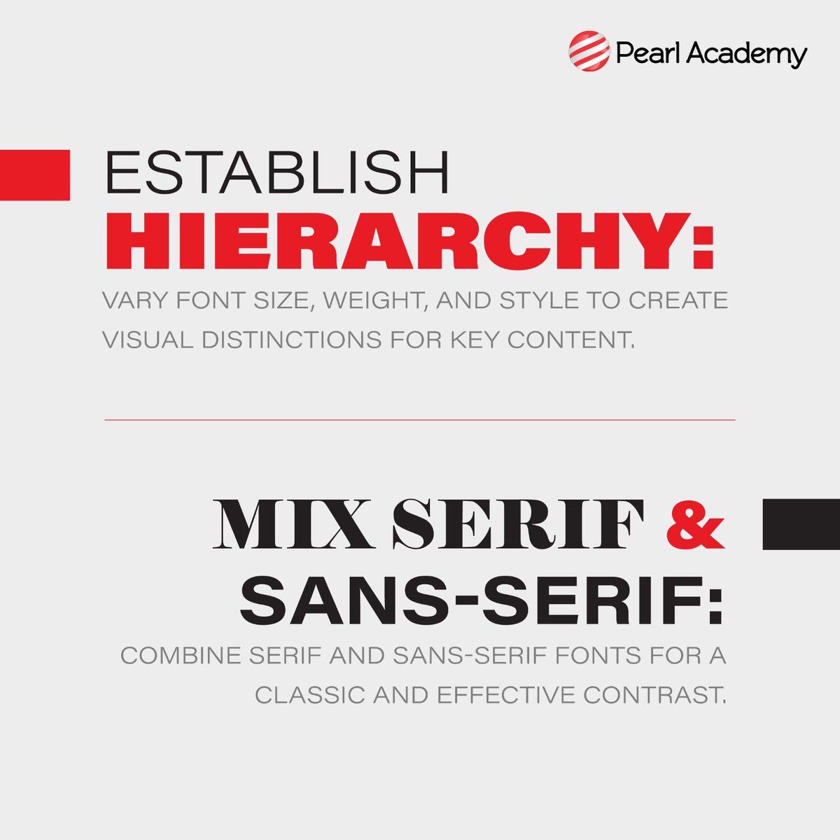 PearlAcademyInd's tweet photo. Here are a few tips to ‘pair’ your fonts to the creative. How ‘font’ are you of this post?

Explore Pearl Academy’s Degree Programs in Design &amp; kickstart your creative adventure - https://t.co/Q3bOKdk0Db

#PearlAcademy #CompleteCreativeProfessional #Fonts #Design #FontsPairing https://t.co/z1TajPF9Kz