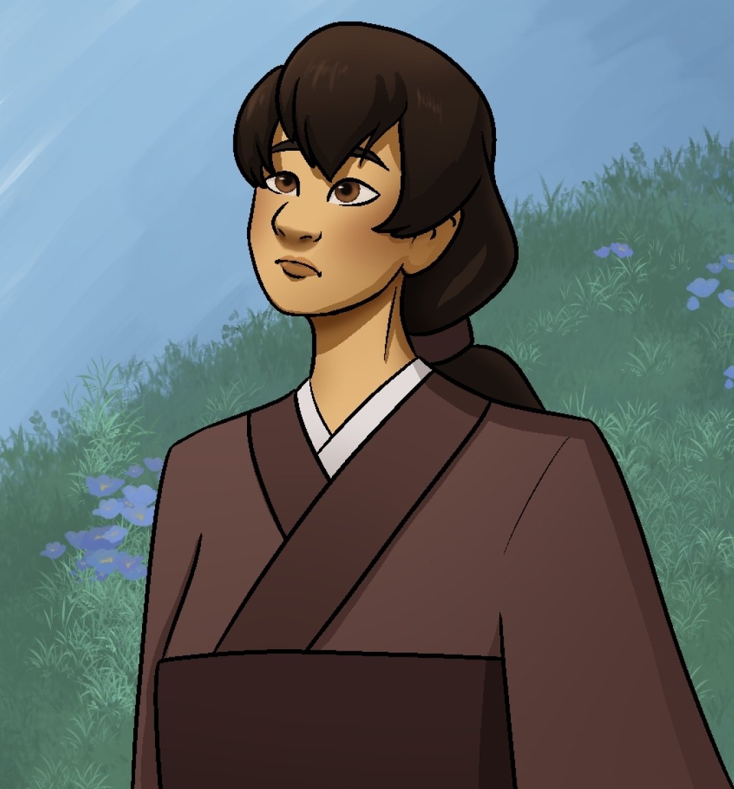 Doodle of Mei, at some point before she met Iza (the FSM)

Shes probably wishing for more in life, wishing that she could explore Ninjago...