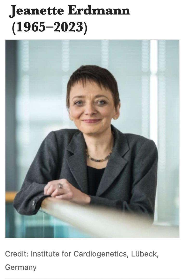 Veera Rajagopal (@doctorveera) on Twitter photo I am saddened to hear the news that Prof. Jeanette Erdmann (<a href="/JeanetteErdmann/">Jeanette Erdmann</a>) passed away a few months ago. I deeply admired and respected Jeanette for her unconditional love for genetics, her great contributions to the genetics of cardiovascular disease (she was one of the I am saddened to hear the news that Prof. Jeanette Erdmann (<a href="/JeanetteErdmann/">Jeanette Erdmann</a>) passed away a few months ago. I deeply admired and respected Jeanette for her unconditional love for genetics, her great contributions to the genetics of cardiovascular disease (she was one of the