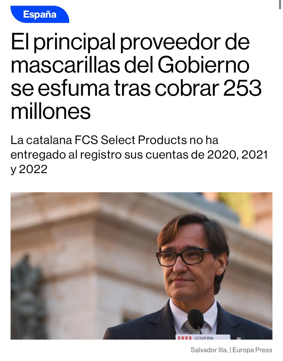 FroilLannister's tweet photo. La gestión de Illa cumple todos los hitos del buen socialismo:

Llega al Ministerio sin tener ni puñetera idea, porque lo ponen a dedo como cuota del PSC.
Cuando hay un problema, reacciona tarde y mal por intereses políticos.
A la hora de gestionarlo, empieza a soltar dinero, usando contratos opacos, caros y de dudosa procedencia.
Finalmente se marcha del puesto cuando le tienen que poner a dedo en otro sitio, dejando el anterior con un agujero gigantesco en sus cuentas, sin saber dónde ha acabado todo ese dinero y sumergido en el caos.
Se dedica a dar lecciones a los demás de gestión y honradez.

Puro PSOE.