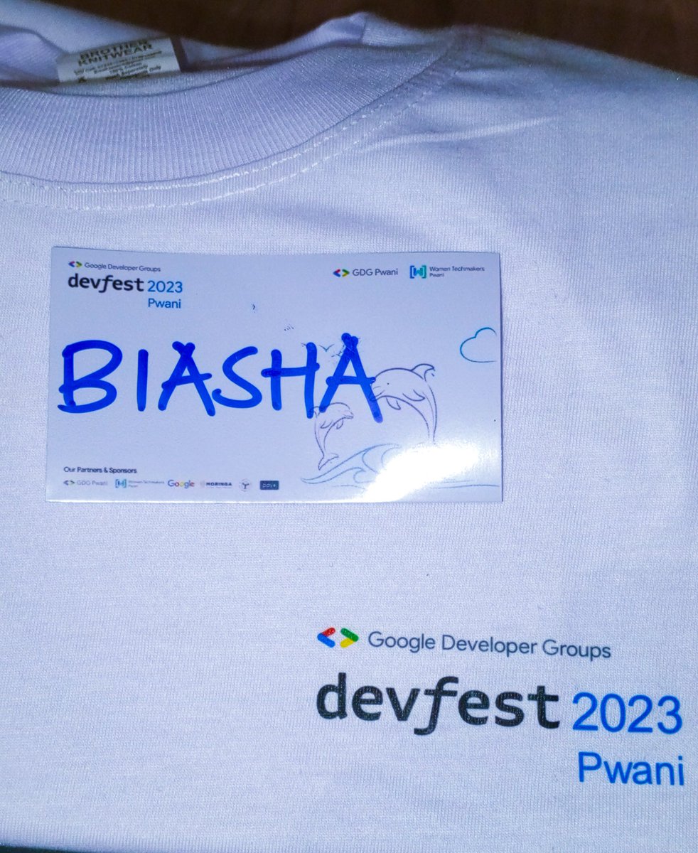 Biyasha1's tweet photo. The long awaited day is here....
Joining the #DevfestPwani community by @GDG_Pwani , @WTM_Pwani
#GDGPwani , #WTMPwani
#AskMoringa
btw.. imebidi nirauke!! ๐๐ https://t.co/BJ0ahMSni6