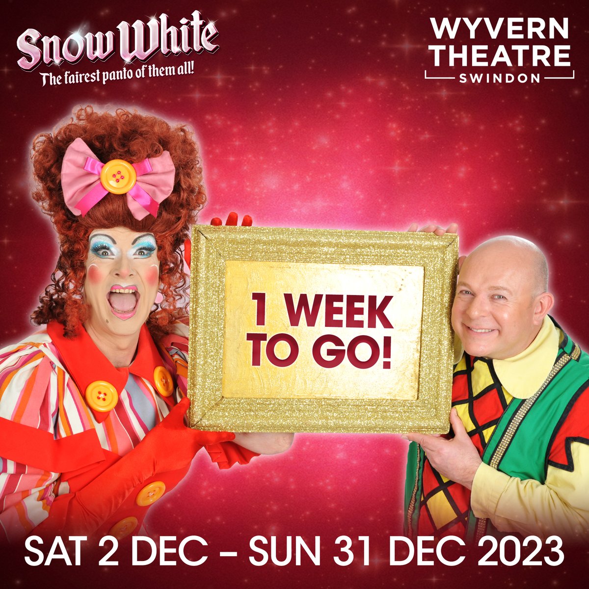 ❗One week to go?!! OH YES IT IS!! 🍎We know how much you lovely lot are looking forward to this year's panto and our fabulous cast cannot wait to get started! @DivinaDeCampo @NathanConnortv @RealPaulBurling @DavidAshley5678 @DorranceTweets