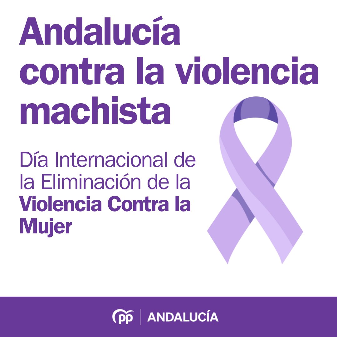🟣 Todos tenemos el deber de ayudar a las mujeres víctimas de la #ViolenciaMachista.

Andalucía trabaja sin descanso para erradicar esta lacra. 

#DíaContraLaViolenciaDeGénero