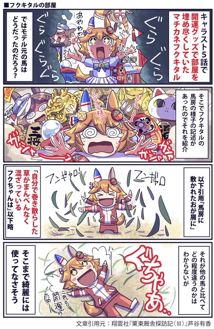 フクキタルのお部屋のお話(再掲)  #ウマ娘
