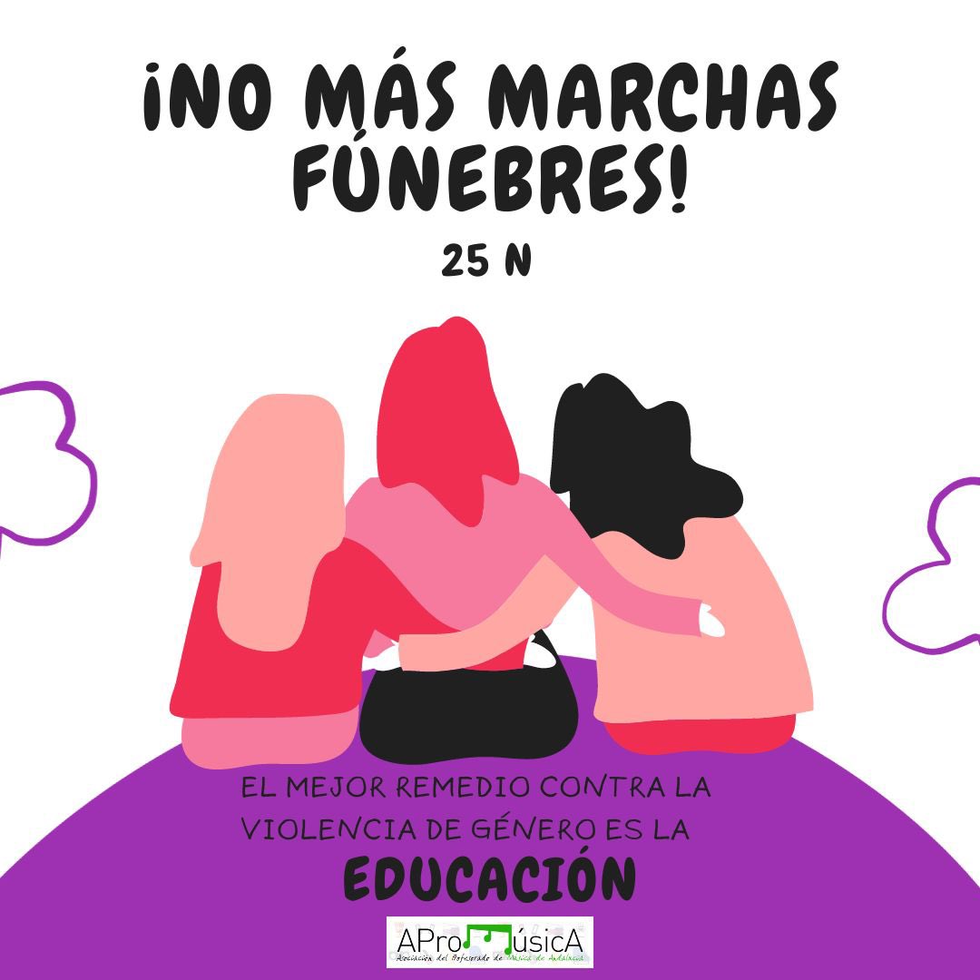 El mejor remedio contra la violencia de género es la educación 💜🎶 #niunamás #NoMásViolenciaDeGénero #díacontralaviolenciadegénero #25N