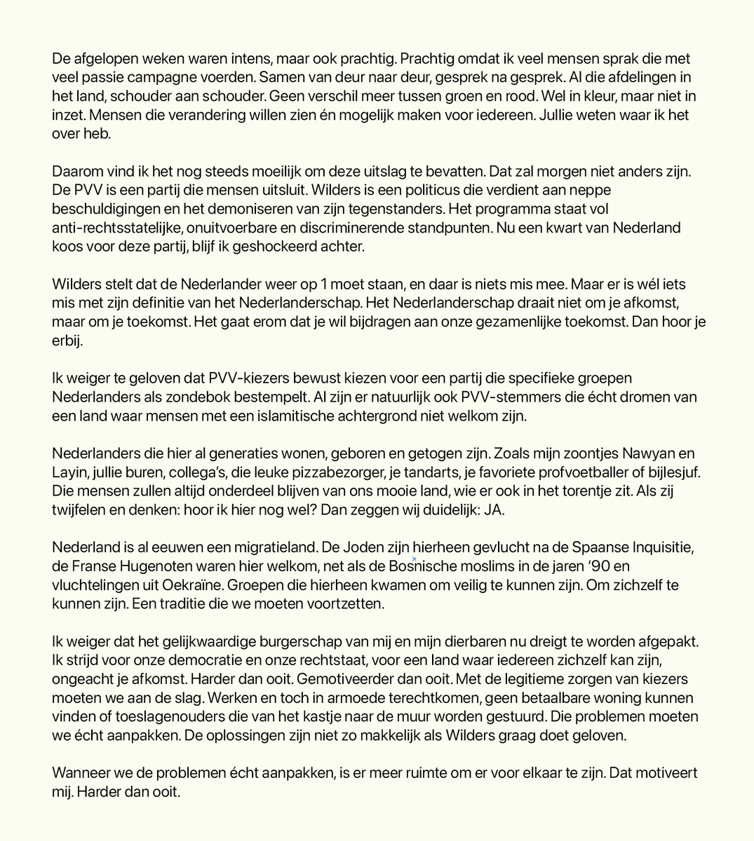 Reflectie over de #verkiezingsuitslag, #Wilders en #nederlanderschap 👇