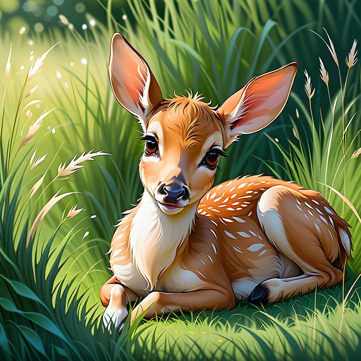 Fawns🦌#Fawns #Fawn #Animal #YoungDeer #Deer #Nature #ainature #aianimals #AI #AIArtCommuity #digitalart #AIArtworks #MachineLearning #ArtificialInteligence #cute #aiart #aiartist