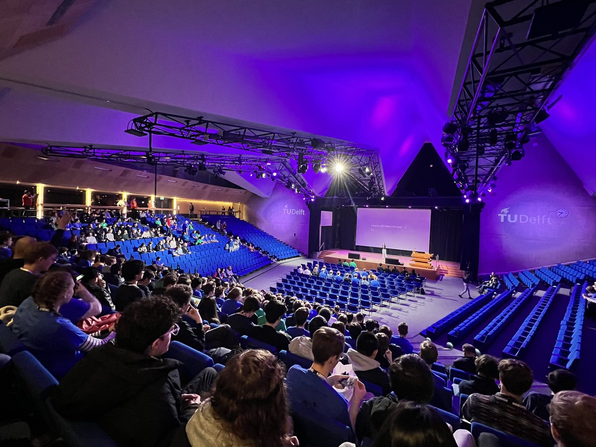 ukiepc's tweet photo. It’s the @nwerc_ opening ceremony - hosted in this awesome Aula auditorium at @tudelft https://t.co/XabHu93yzI