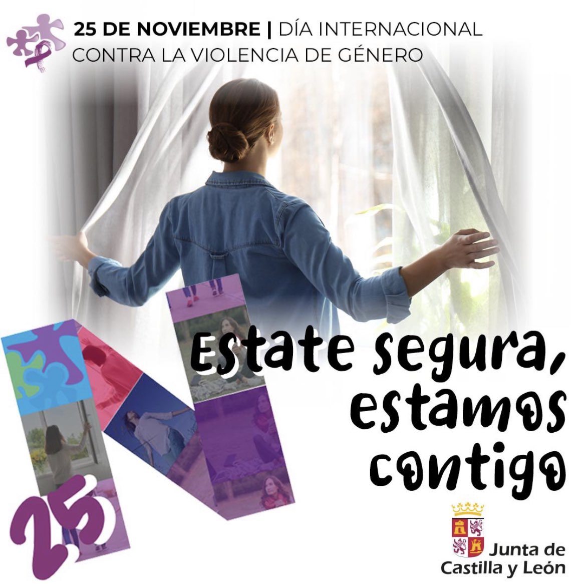 Isabel (@misabelblanco) on Twitter photo Hoy #25N es el Día Internacional de la Eliminación de la Violencia contra la Mujer.
Desde <a href="/jcyl/">Junta de Castilla y León</a> <a href="/familiajcyl/">Familia Castilla y León</a> reiteramos el
compromiso y el trabajo diario para erradicar la lacra que es la violencia machista.
Incrementamos recursos y ponemos en marcha nuevos servicios. Hoy #25N es el Día Internacional de la Eliminación de la Violencia contra la Mujer.
Desde <a href="/jcyl/">Junta de Castilla y León</a> <a href="/familiajcyl/">Familia Castilla y León</a> reiteramos el
compromiso y el trabajo diario para erradicar la lacra que es la violencia machista.
Incrementamos recursos y ponemos en marcha nuevos servicios.