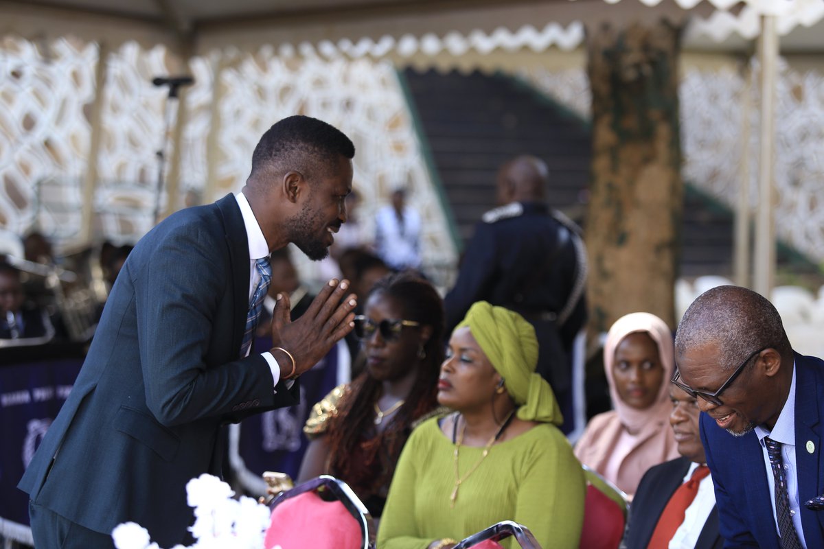 Among the notable attendees is the President, National Unity Platform party, HE. Robert Kyagulanyi

#KIU28thGrad