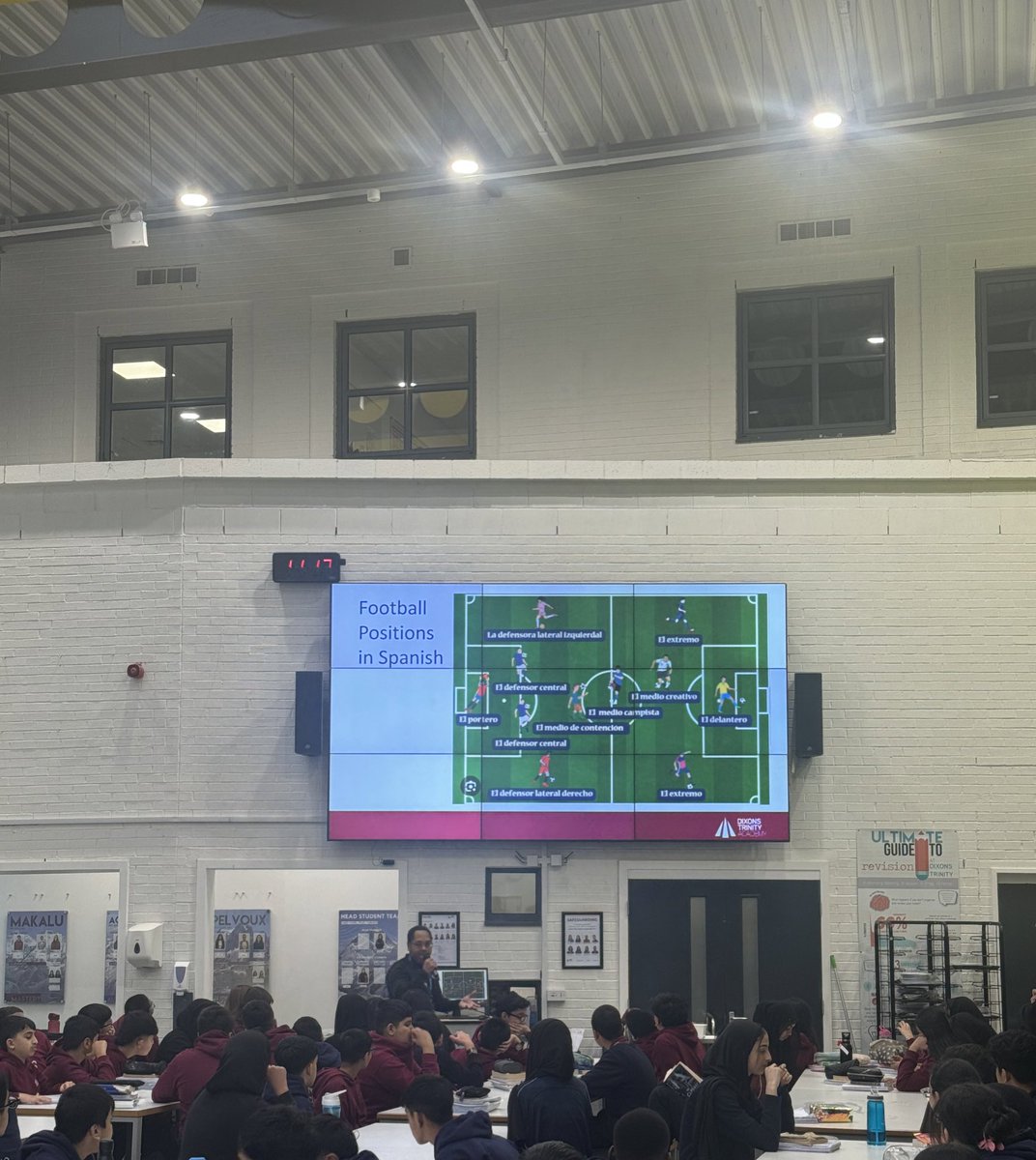 It was great to see so much engagement and enthusiasm from our students this week in drill whilst they learnt the football positions in Spanish #hardwork #trust #fairness <a href="/DixonsAcademies/">Dixons Academies Trust</a> <a href="/DixonsTA/">Dixons Trinity Academy</a>