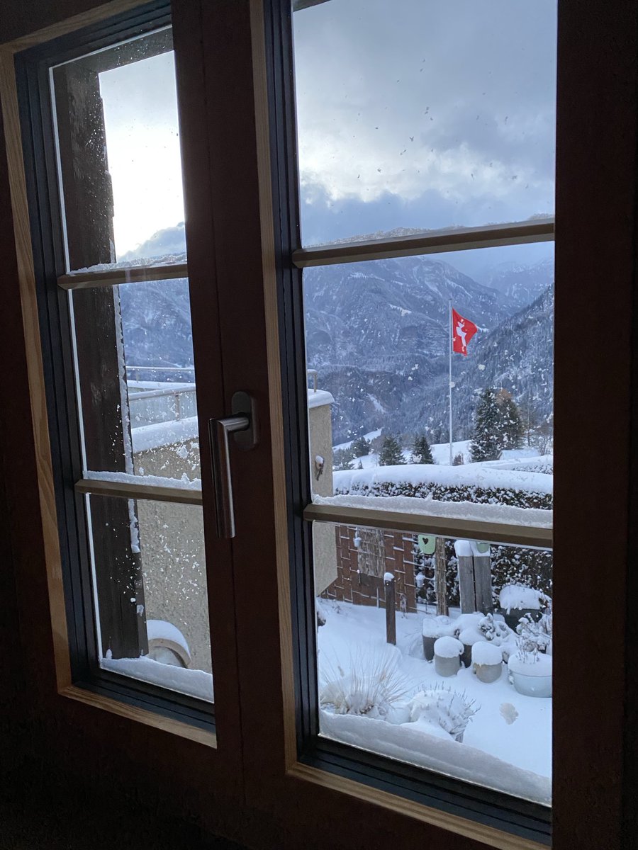 Good morning, finally my favorite color outside - this time of the year anyway