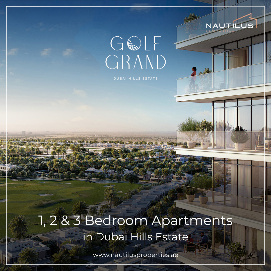 Immerse yourself in a world of opulence and stunning scenery at Golf Grand, Dubai Hills Estate | nautilusproperties.ae | Contact +971566691000

#LuxuryLivingDubai #GolfGrandApartments #DubaiRealEstate #InfinityPoolExperience #DubaiPropertyMarket #NautilusTeam