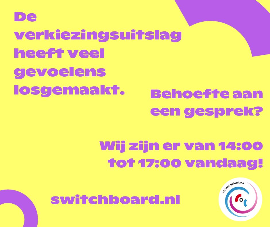 Wij staan voor je klaar via switchboard.nl