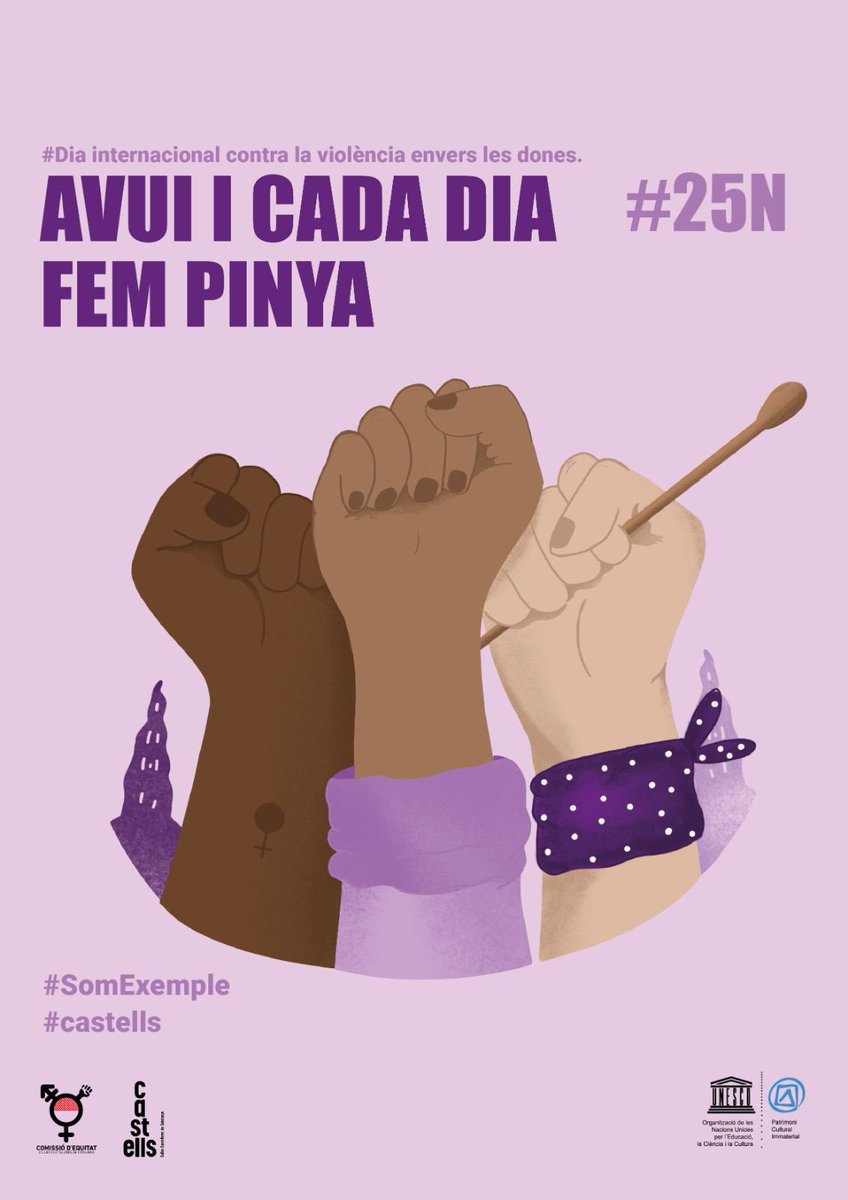 Cada dia és #25N
Per totes, per elles i per un dia que no hauria d’existir Fem i Farem Pinya💜💜
#SomExemple