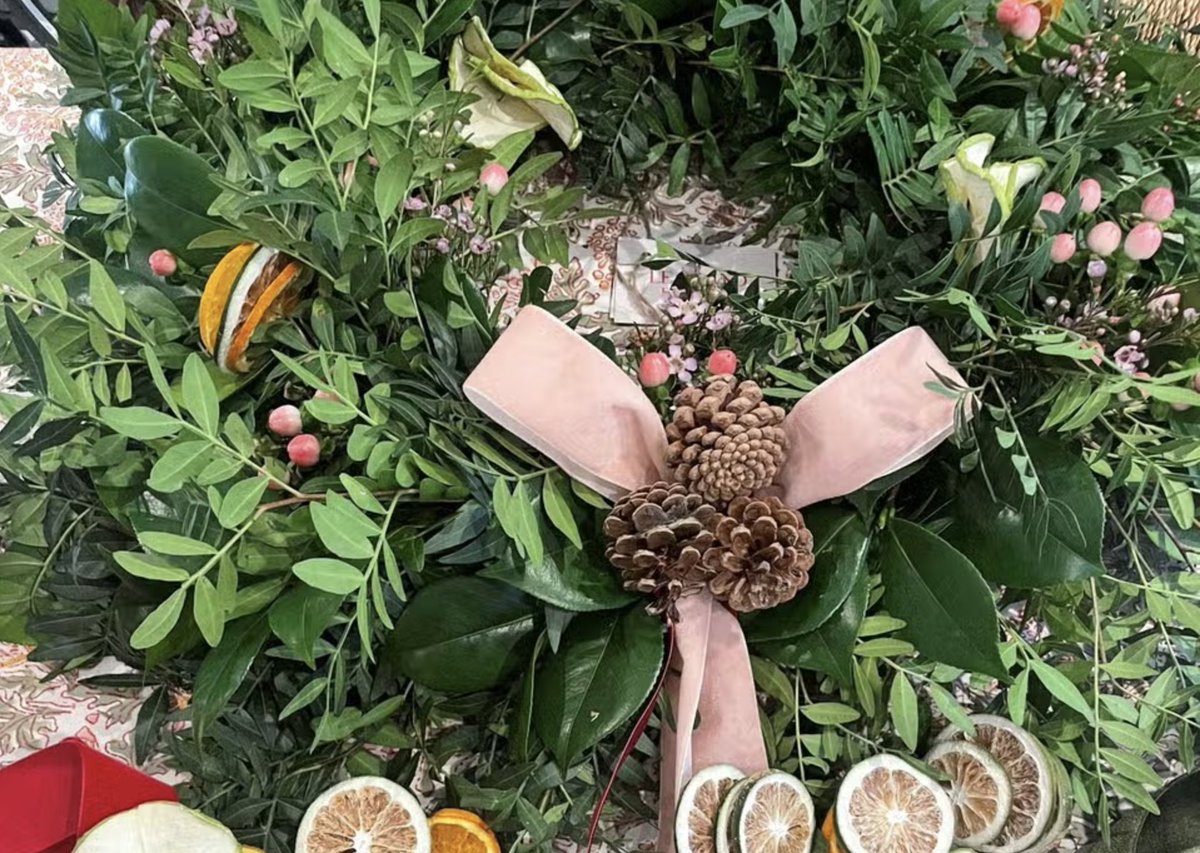 OB Ailsa Renton is giving a wreathmaking workshop today. November 25 at Heal's, Tottenham Court Road from 11am to 12.30. Tickets are £80 and can be booked through eventbrite.co.uk.  Nibbles and drinks will be served to keep you fuelled up and into the festive spirit.