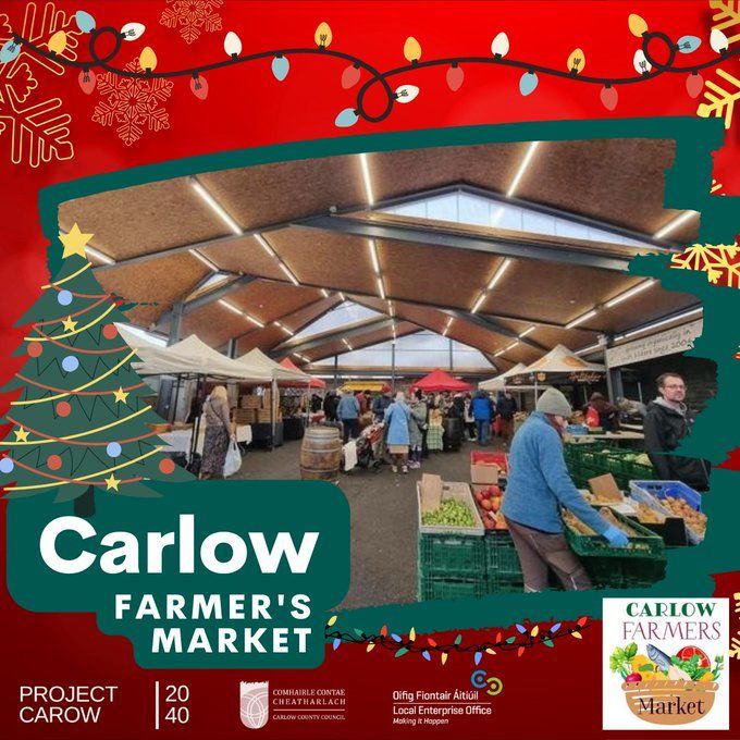 #ShopLocalShopCarlow at Carlow Farmer's Market which is open today at The Exchange at The Potato Market, Carlow Town!
#Carlow #ShopCarlow #TasteinCarlow 
@carlowfarm @tasteincarlow @carlow_Co_Co