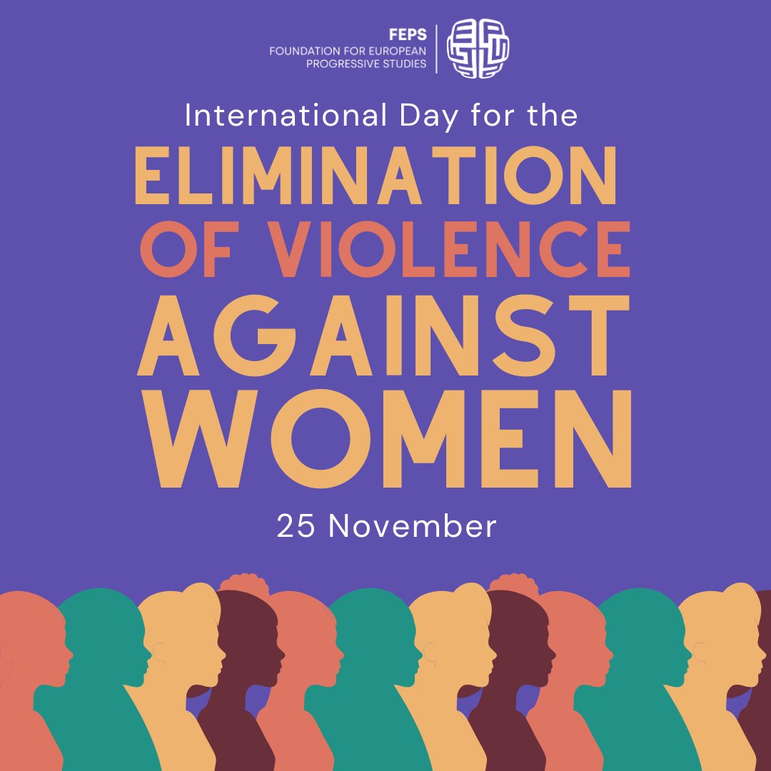 On #InternationalDayForTheEliminationOfViolenceAgainstWomen, it's imperative the EU & MS -Adopt the Directive proposal on violence against women & domestic violence -Recognise rape offences under EU competences -Accept that only 'yes' means consent Moreℹ️feps-europe.eu/theme/gender-b…