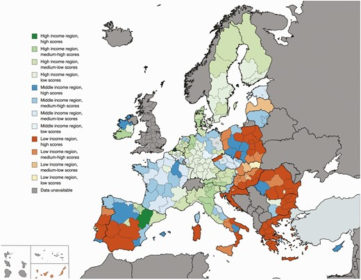 rodriguez_pose's tweet photo. Although #vulnerability to the impacts of the #GreenTransition is concentrated in the lower echelons of the regional income distribution, high scores on the Green Transition Vulnerability index can appear at various levels of GDP per capita.
https://t.co/zZ4gurP8cE https://t.co/VQbbO5hmFG